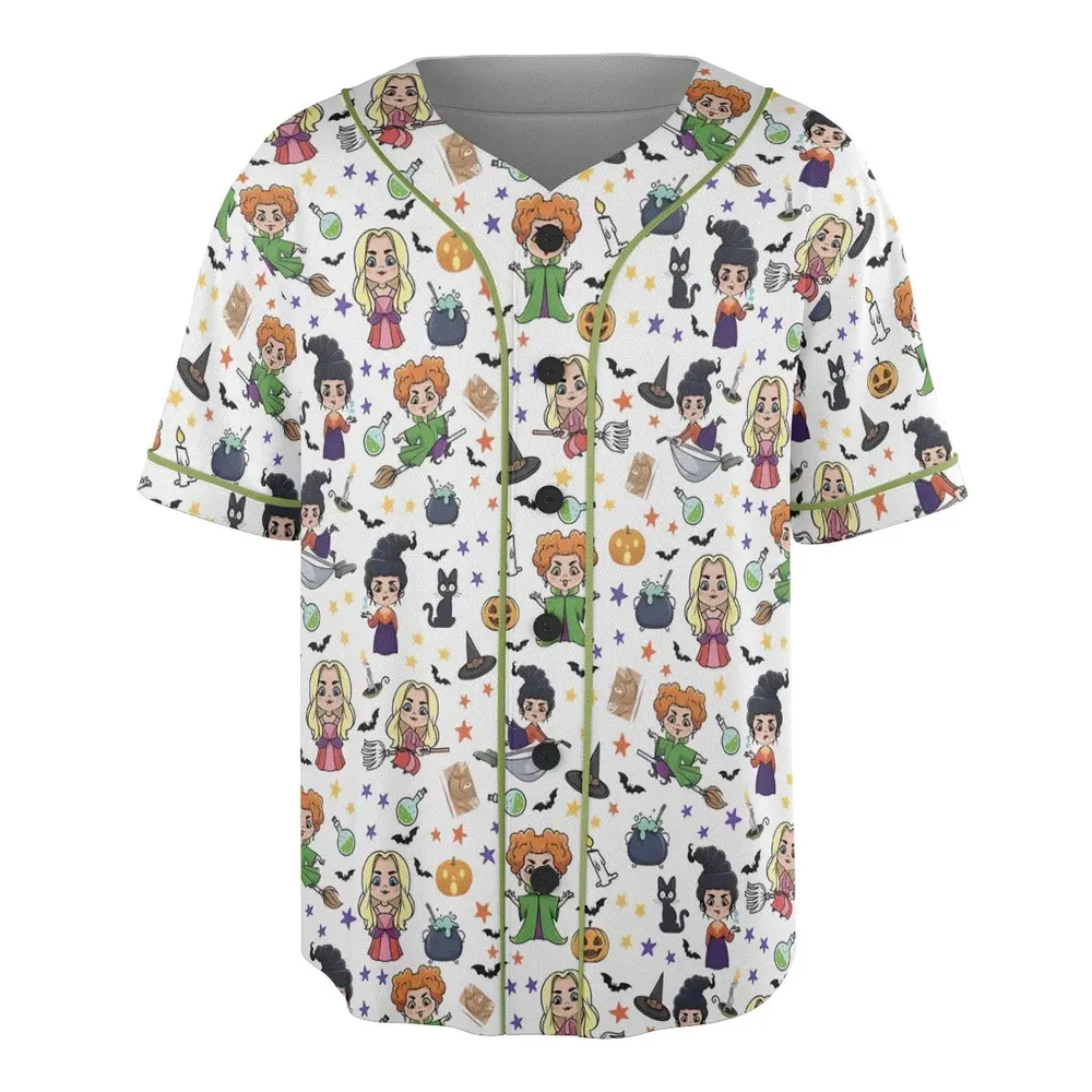 Enchanted Evenings Hocus Pocus Unisex Baseball Jersey - 3