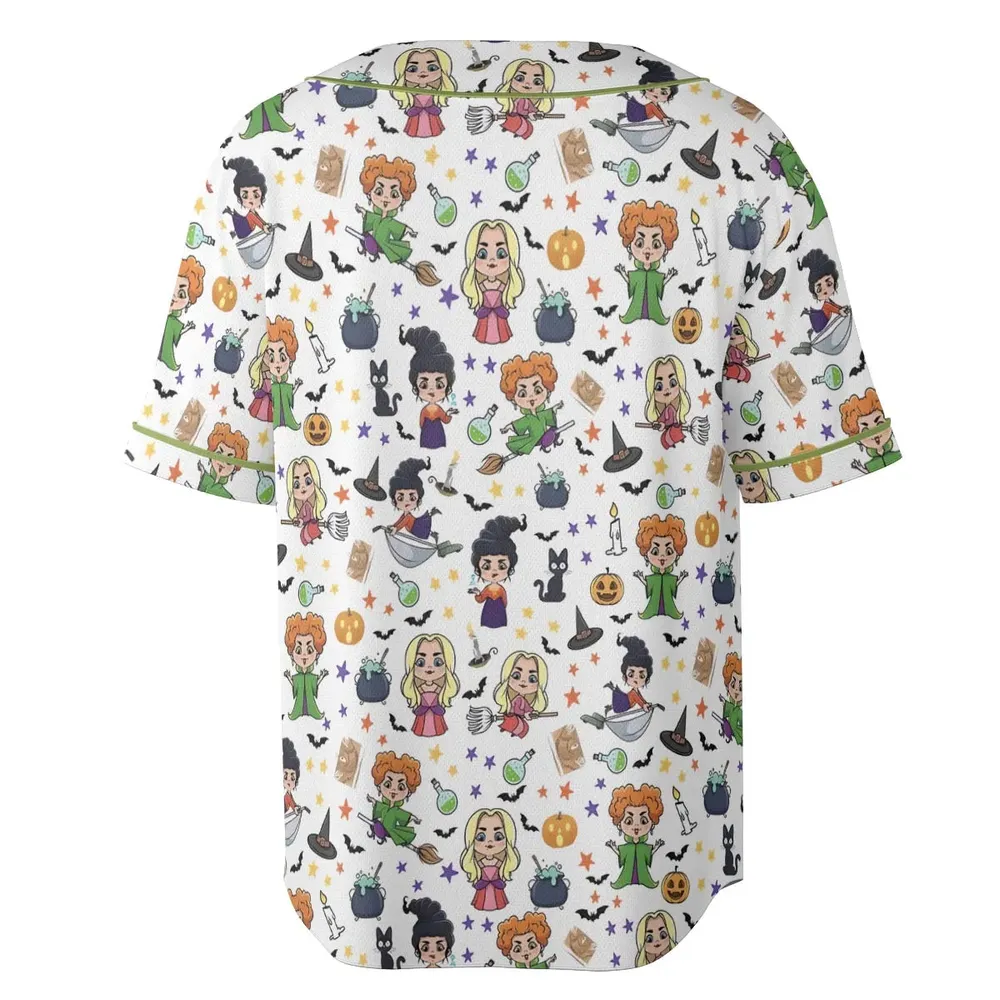 Enchanted Evenings Hocus Pocus Unisex Baseball Jersey - 4
