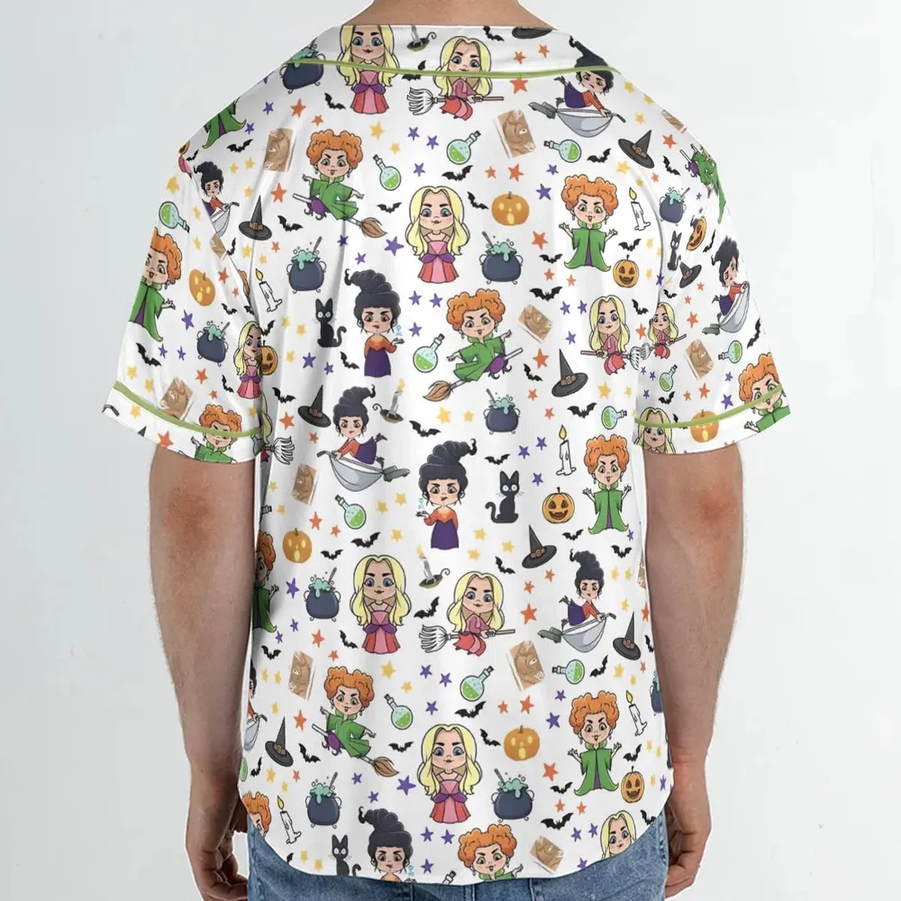 Enchanted Evenings Hocus Pocus Unisex Baseball Jersey - 2