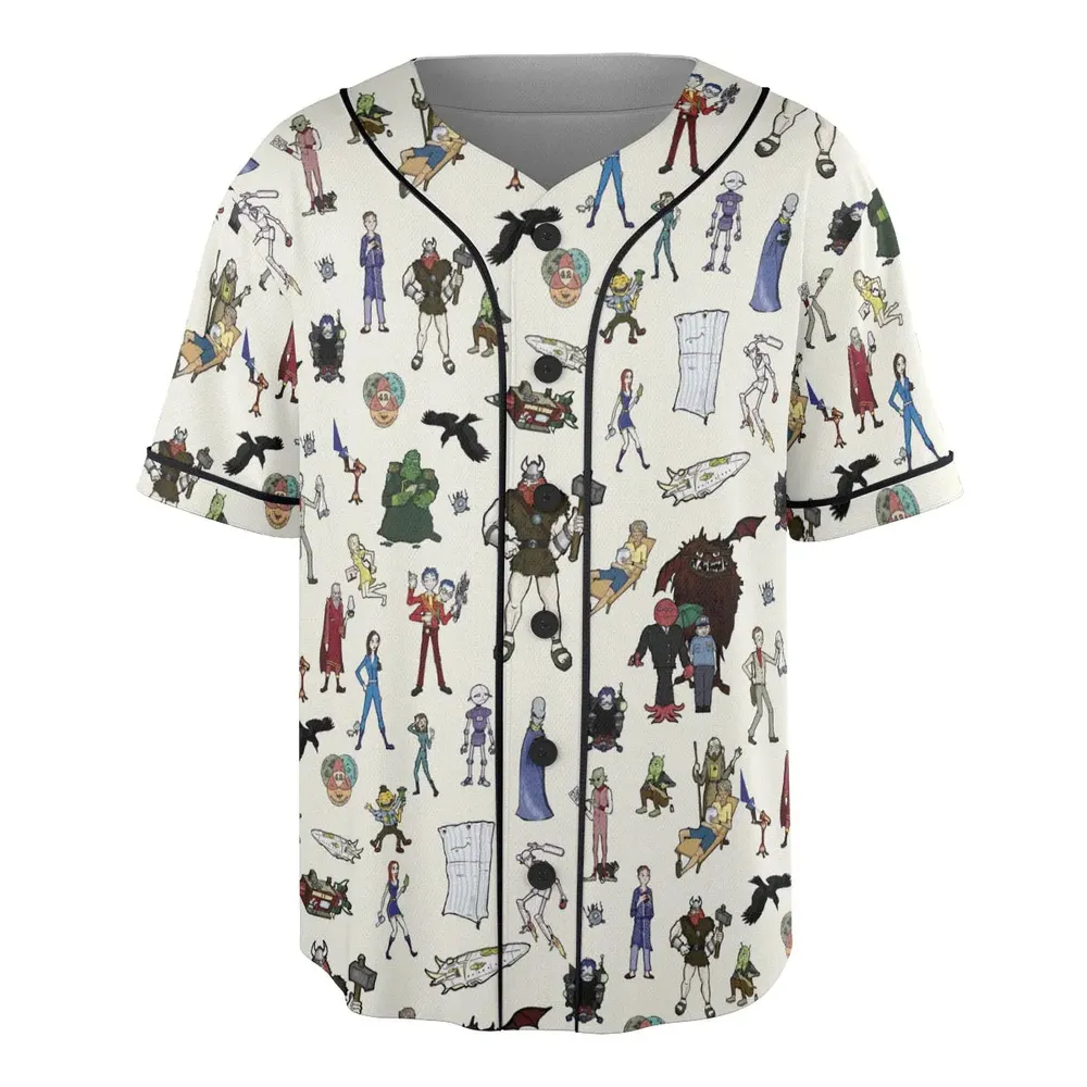 Don't Panic The Hitchhiker's Guide to the Galaxy Unisex Baseball Jersey - 3