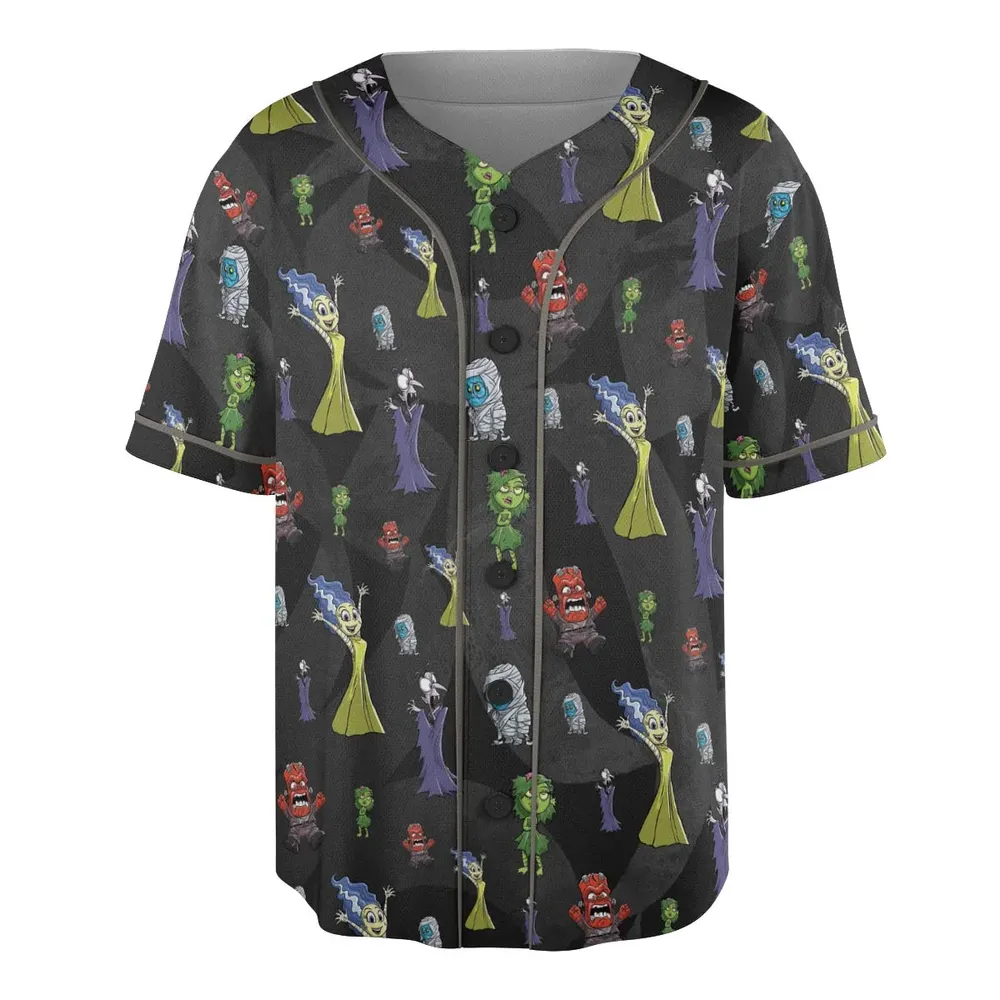 Horror Inside Unisex Baseball Jersey - 3