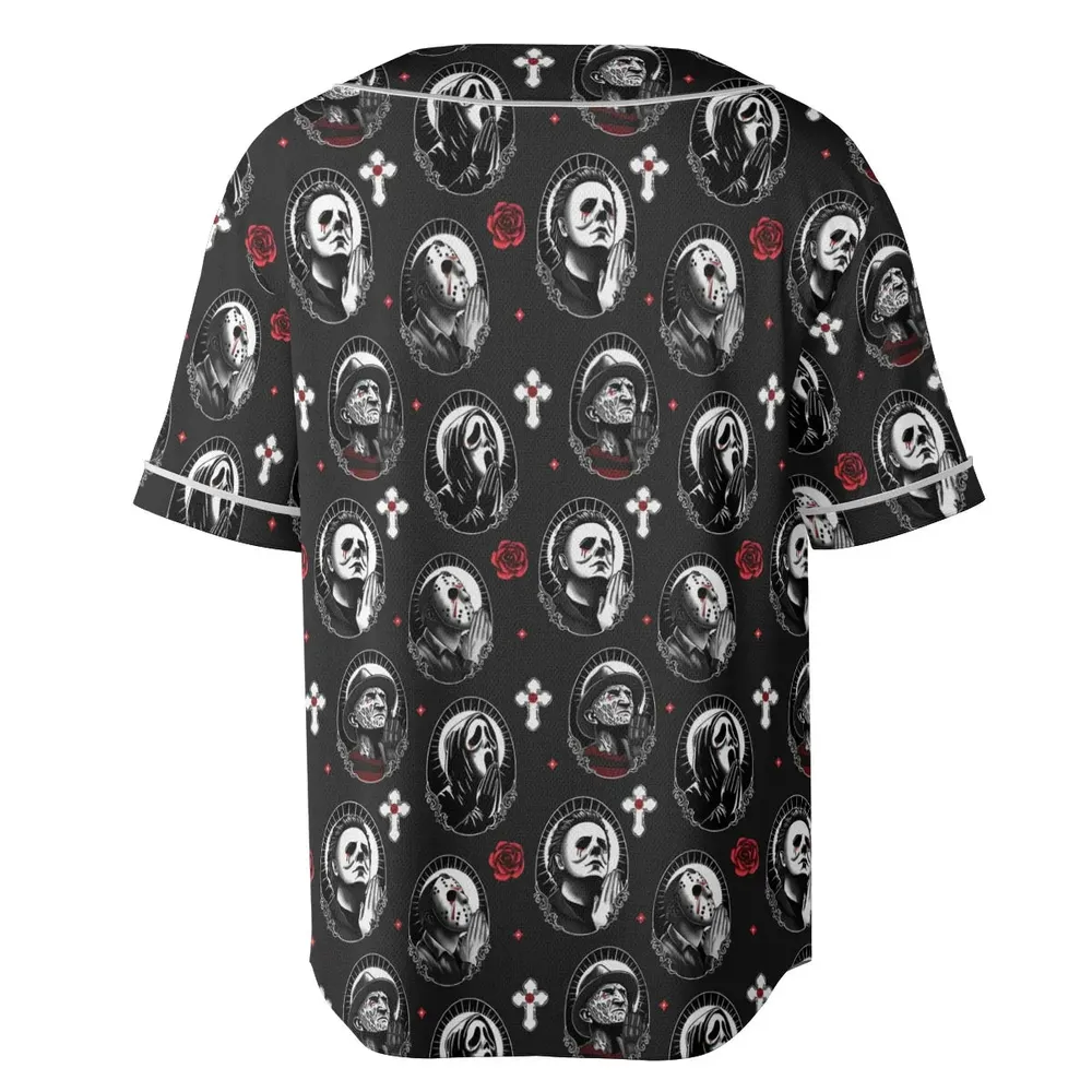 Horror Saints Unisex Baseball Jersey - 4