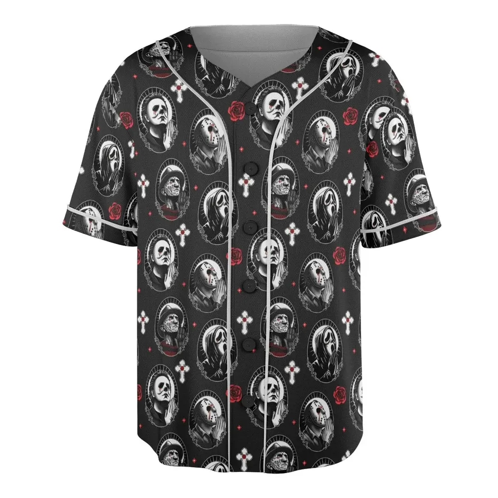 Horror Saints Unisex Baseball Jersey - 3