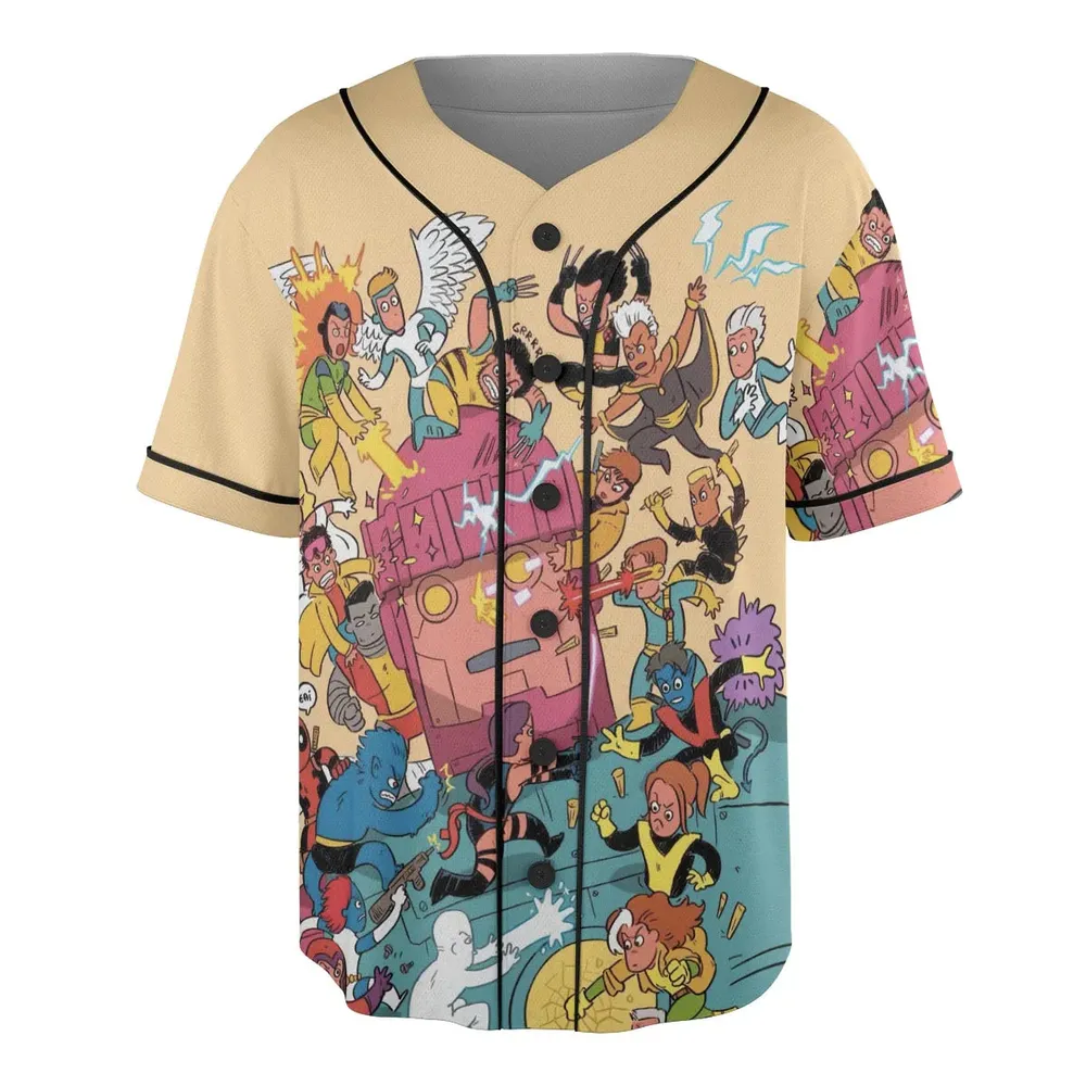 Super Style X-Men Unisex Baseball Jersey - 3