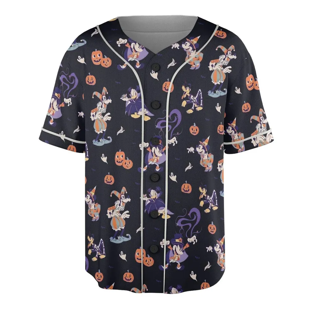 Happy Halloween Unisex Baseball Jersey - 3