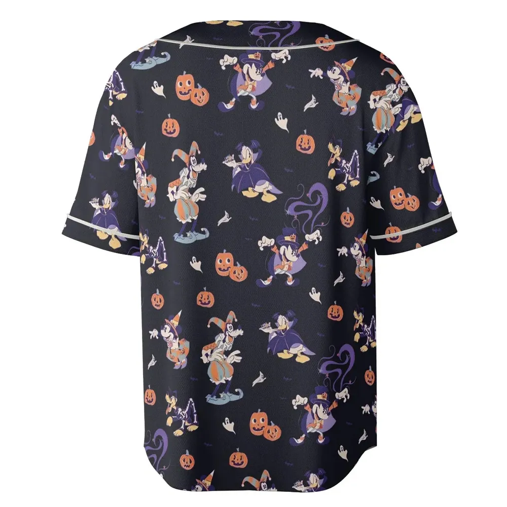 Happy Halloween Unisex Baseball Jersey - 4