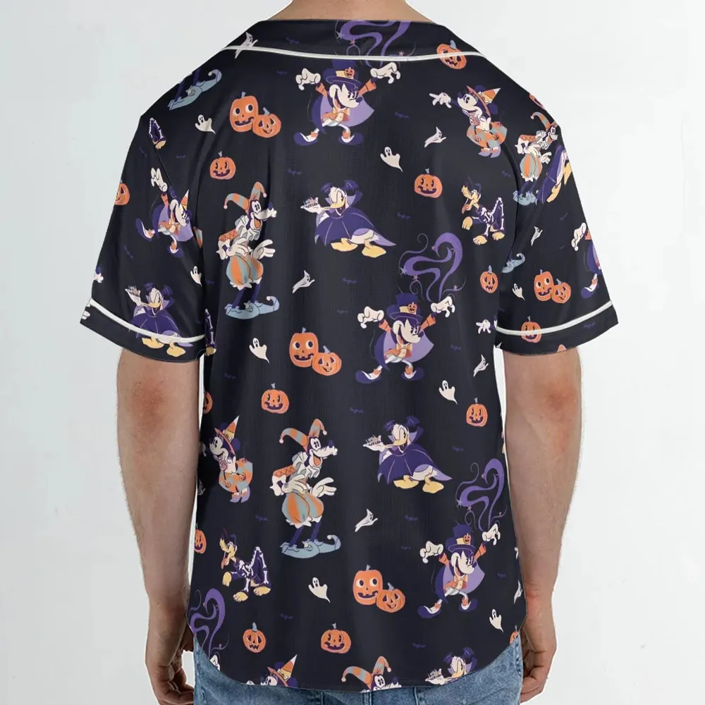 Happy Halloween Unisex Baseball Jersey - 2