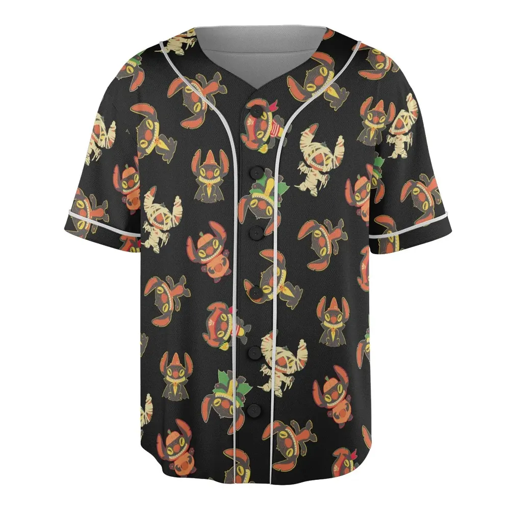 Stitch Halloween Costumes Unisex Baseball Jersey - 3