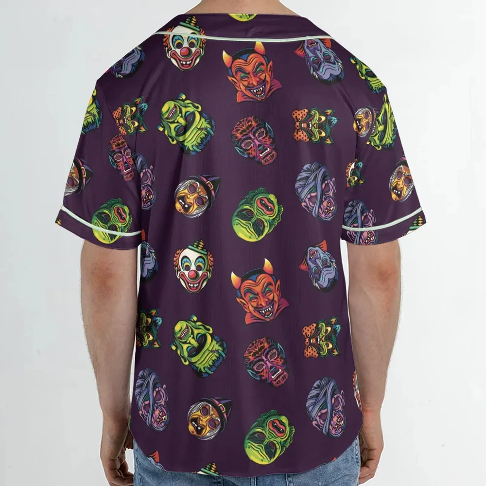 Beast Mode On Monster Masks Unisex Baseball Jersey - 2