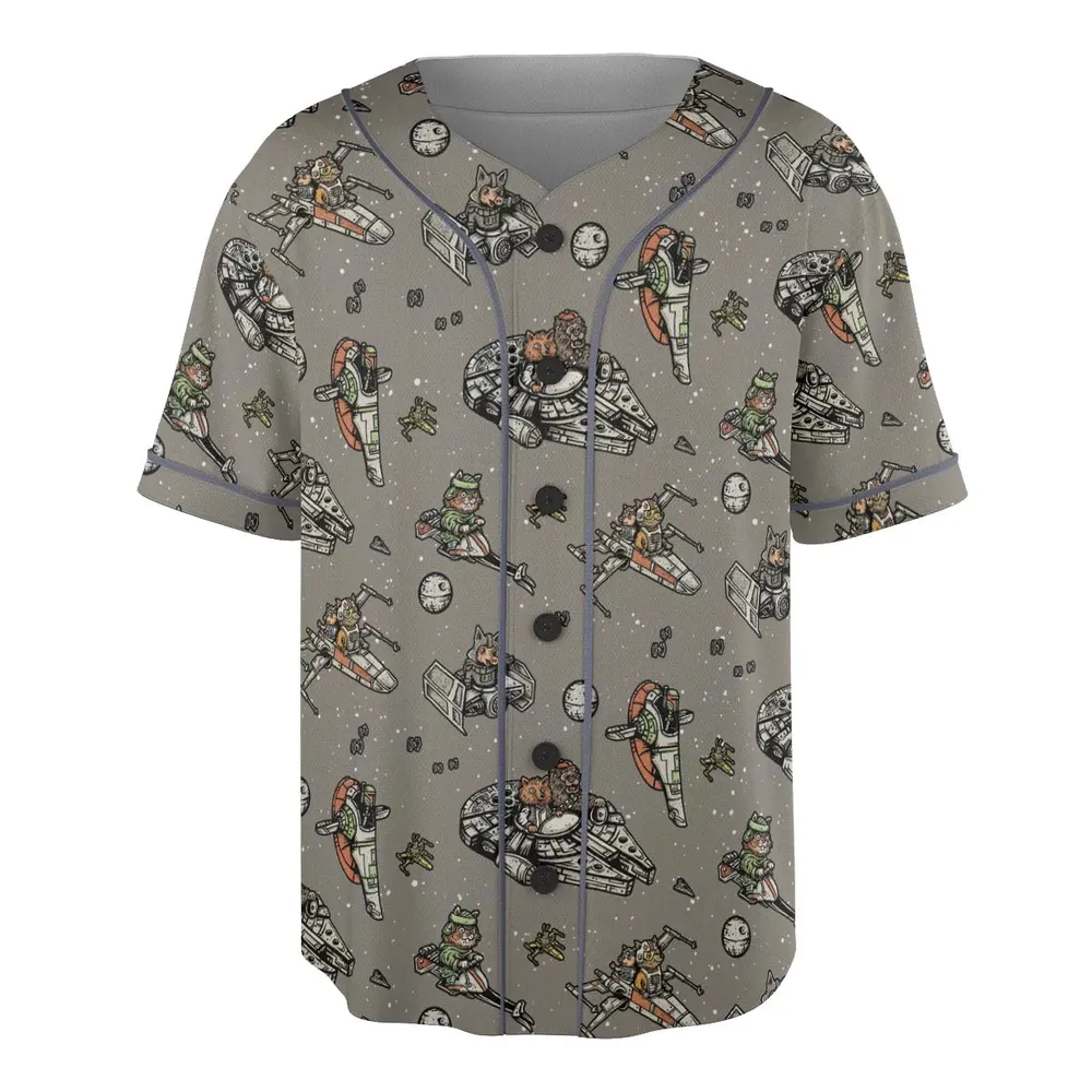 Goldbug Leader Star Wars Unisex Baseball Jersey - 3