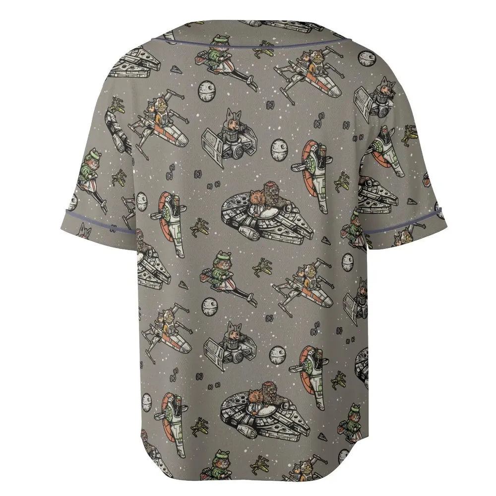 Goldbug Leader Star Wars Unisex Baseball Jersey - 4