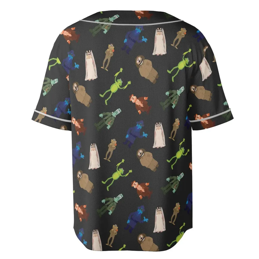 Muppet Monster Unisex Baseball Jersey - 4
