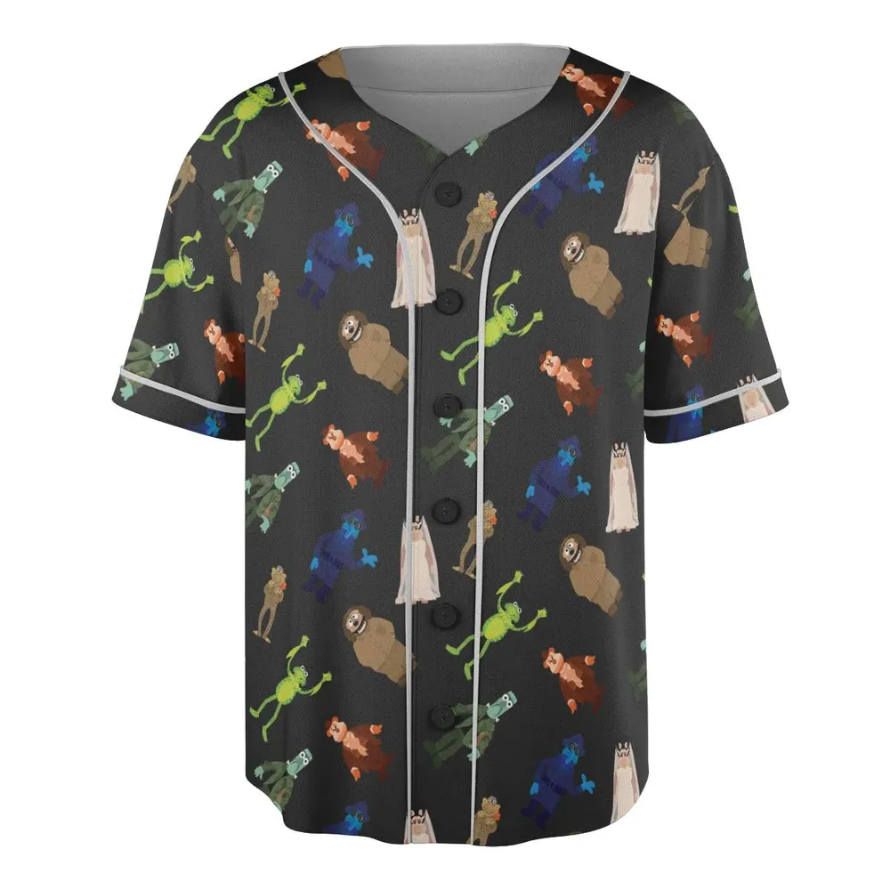 Muppet Monster Unisex Baseball Jersey - 3