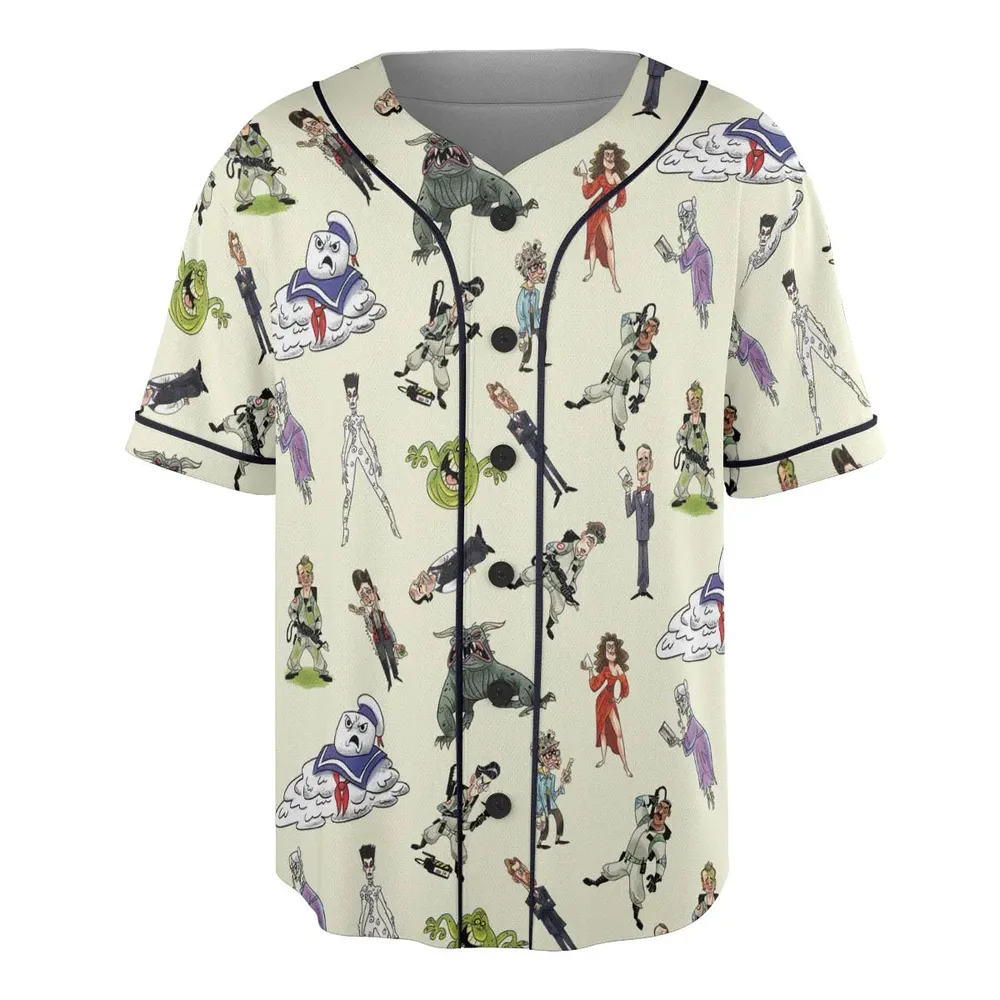 Real Ghostbusters Unisex Baseball Jersey - 3
