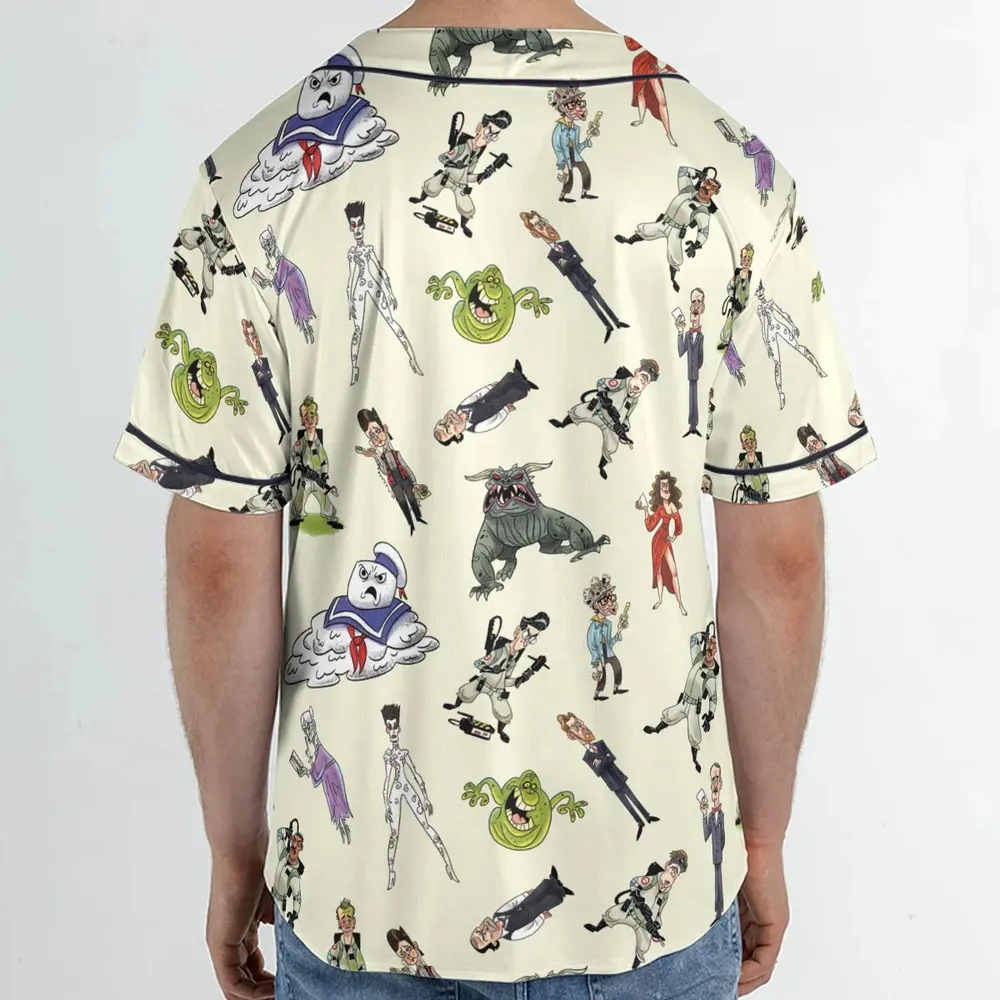 Real Ghostbusters Unisex Baseball Jersey - 2