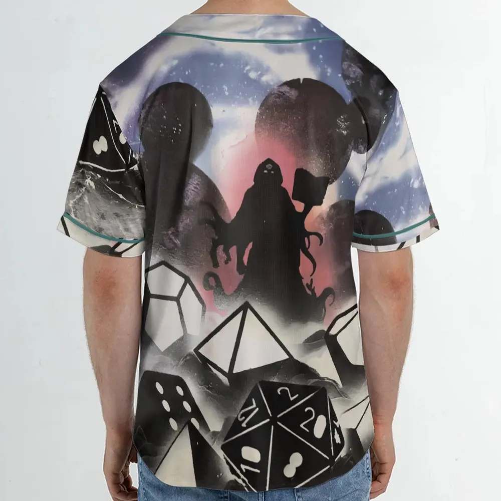 How I Roll DnD Unisex Baseball Jersey - 2