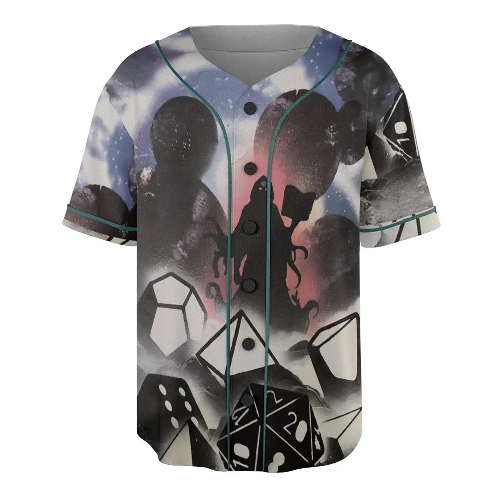 How I Roll DnD Unisex Baseball Jersey - 3