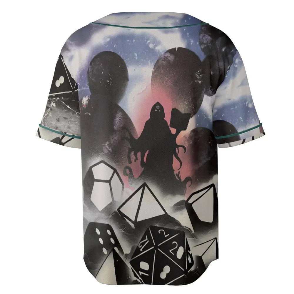 How I Roll DnD Unisex Baseball Jersey - 4