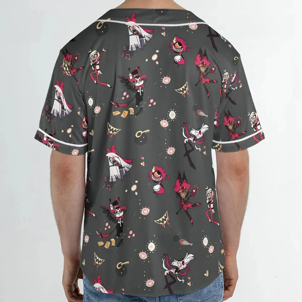 Helluva Hazbin Unisex Baseball Jersey - 2