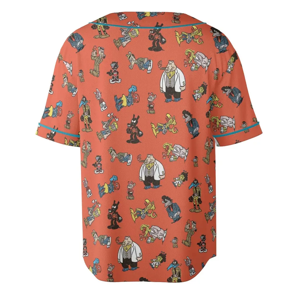 Cast of Peter Porker Unisex Baseball Jersey - 4