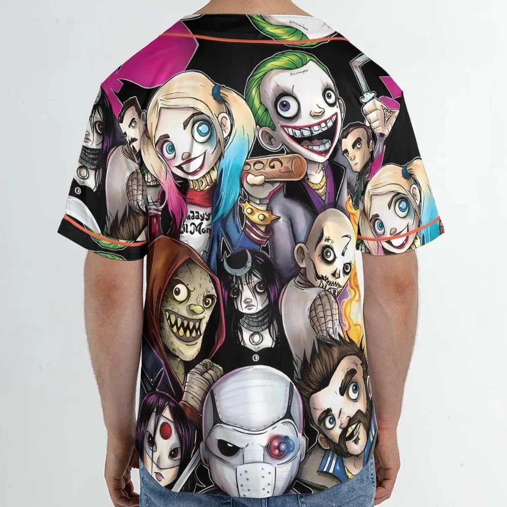 Mini Suicide Squad Unisex Baseball Jersey - 2