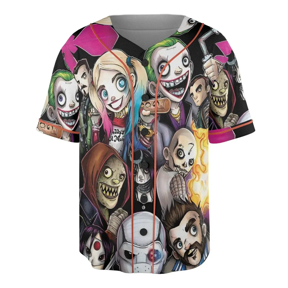 Mini Suicide Squad Unisex Baseball Jersey - 3