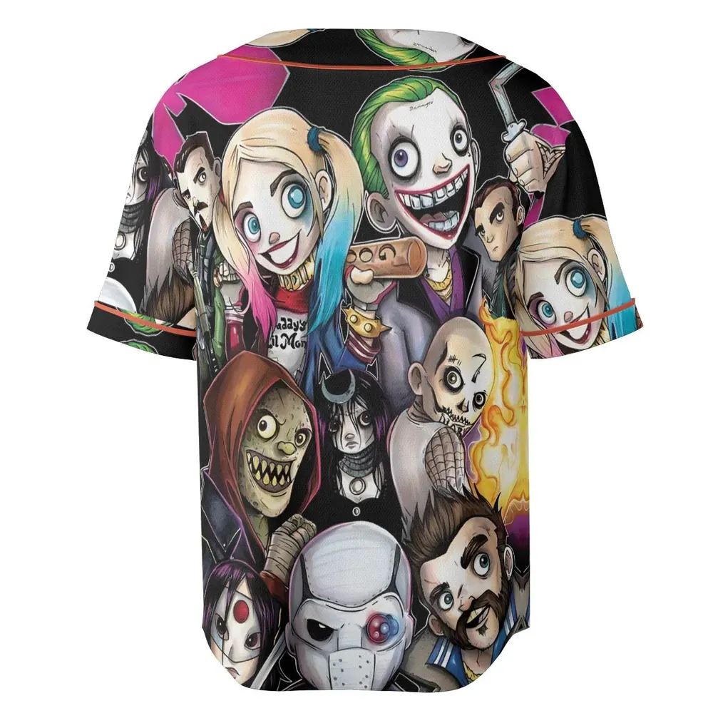 Mini Suicide Squad Unisex Baseball Jersey - 4