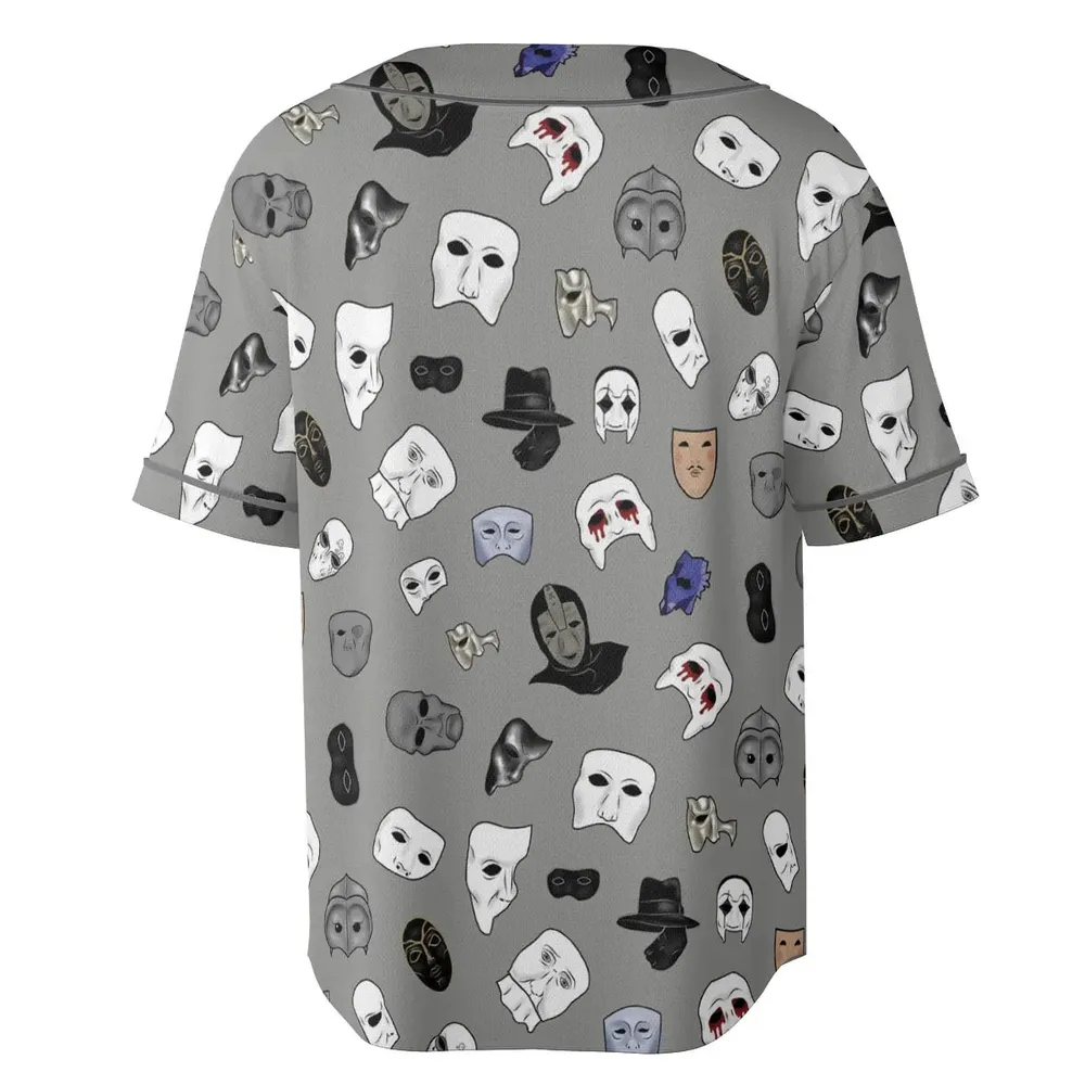 Masks of Phantom of Opera Unisex Baseball Jersey - 4