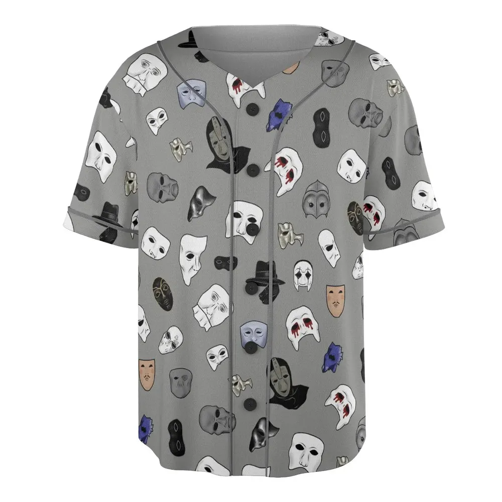 Masks of Phantom of Opera Unisex Baseball Jersey - 3