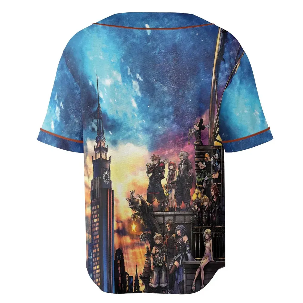 KH3 Kingdom Heart Unisex Baseball Jersey - 4