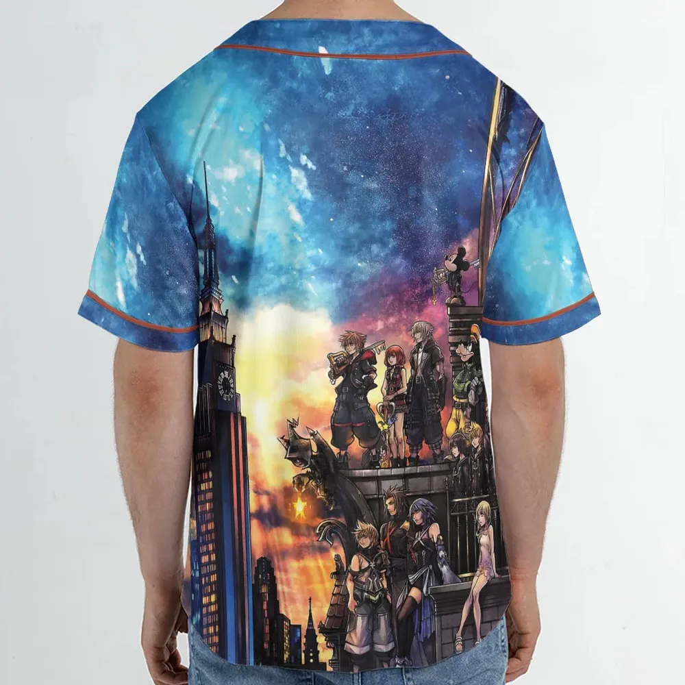 KH3 Kingdom Heart Unisex Baseball Jersey - 2