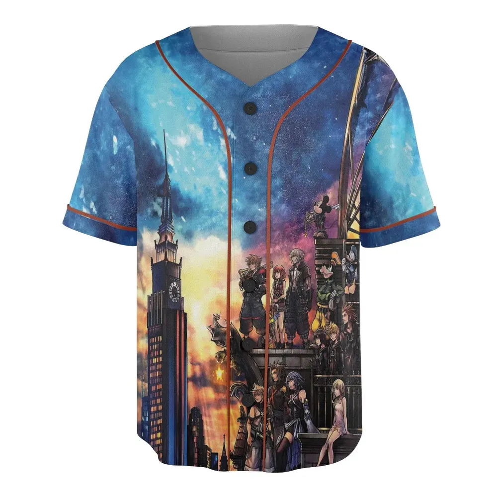 KH3 Kingdom Heart Unisex Baseball Jersey - 3