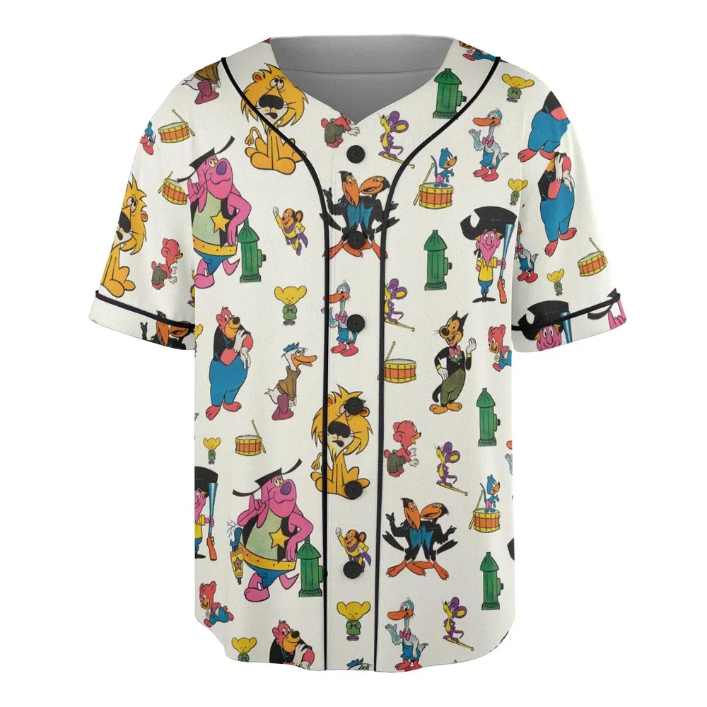 Terrytoons Characters Unisex Baseball Jersey - 3