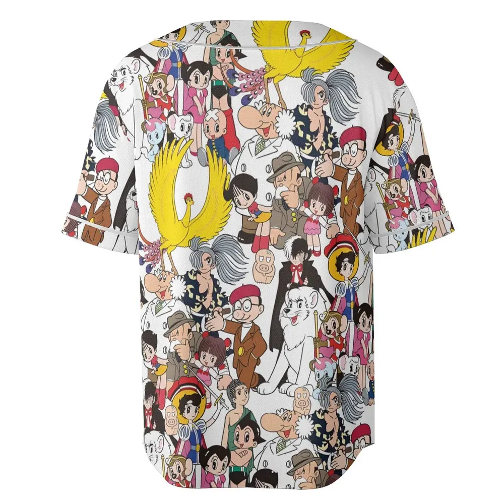 Mighty Atom Astro Boy Unisex Baseball Jersey - 4