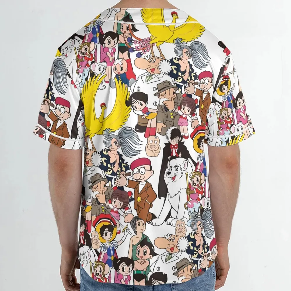 Mighty Atom Astro Boy Unisex Baseball Jersey - 2