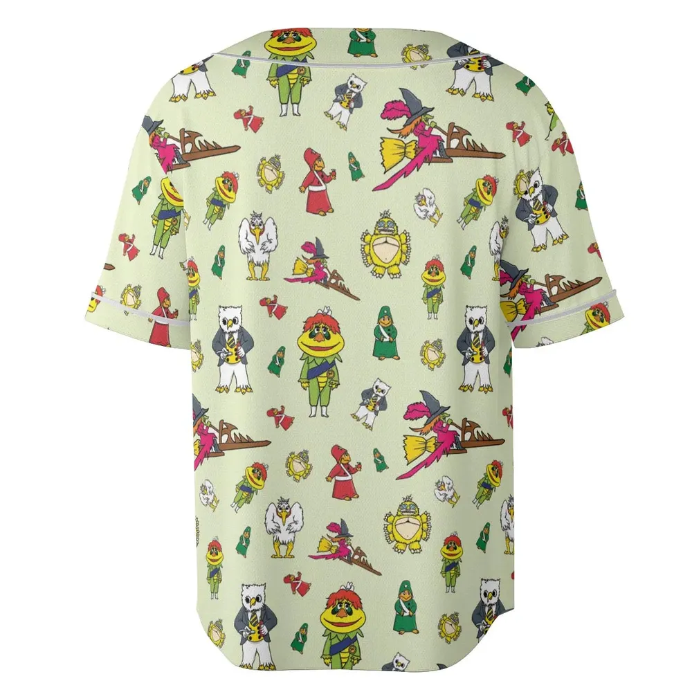 H.R. Pufnstuf Characters Sid and Marty Unisex Baseball Jersey - 4