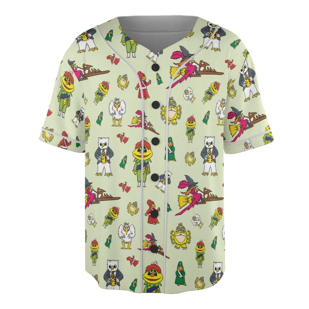 H.R. Pufnstuf Characters Sid and Marty Unisex Baseball Jersey - 3