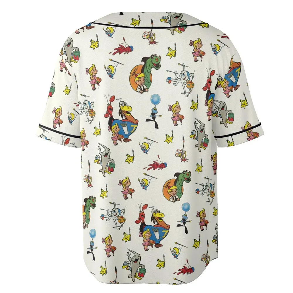 The Bob Clampett Characters Unisex Baseball Jersey - 4
