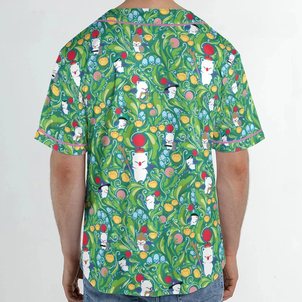 Moogle Final Fantasy Unisex Baseball Jersey - 2