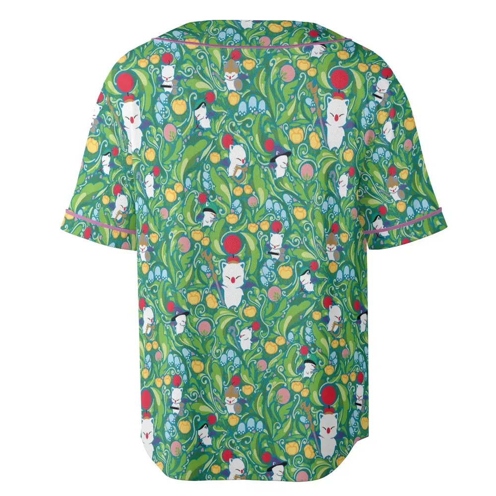 Moogle Final Fantasy Unisex Baseball Jersey - 4