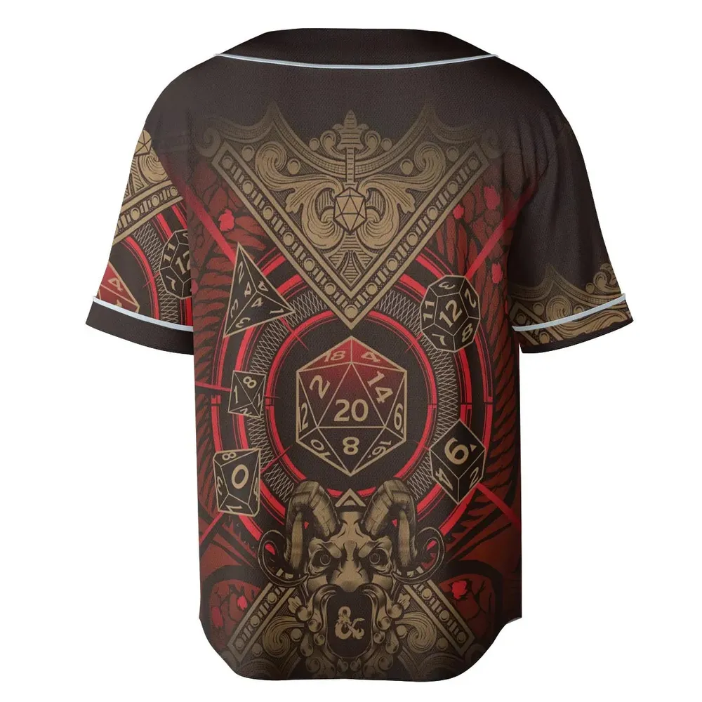 Critical Style DnD Unisex Baseball Jersey - 4