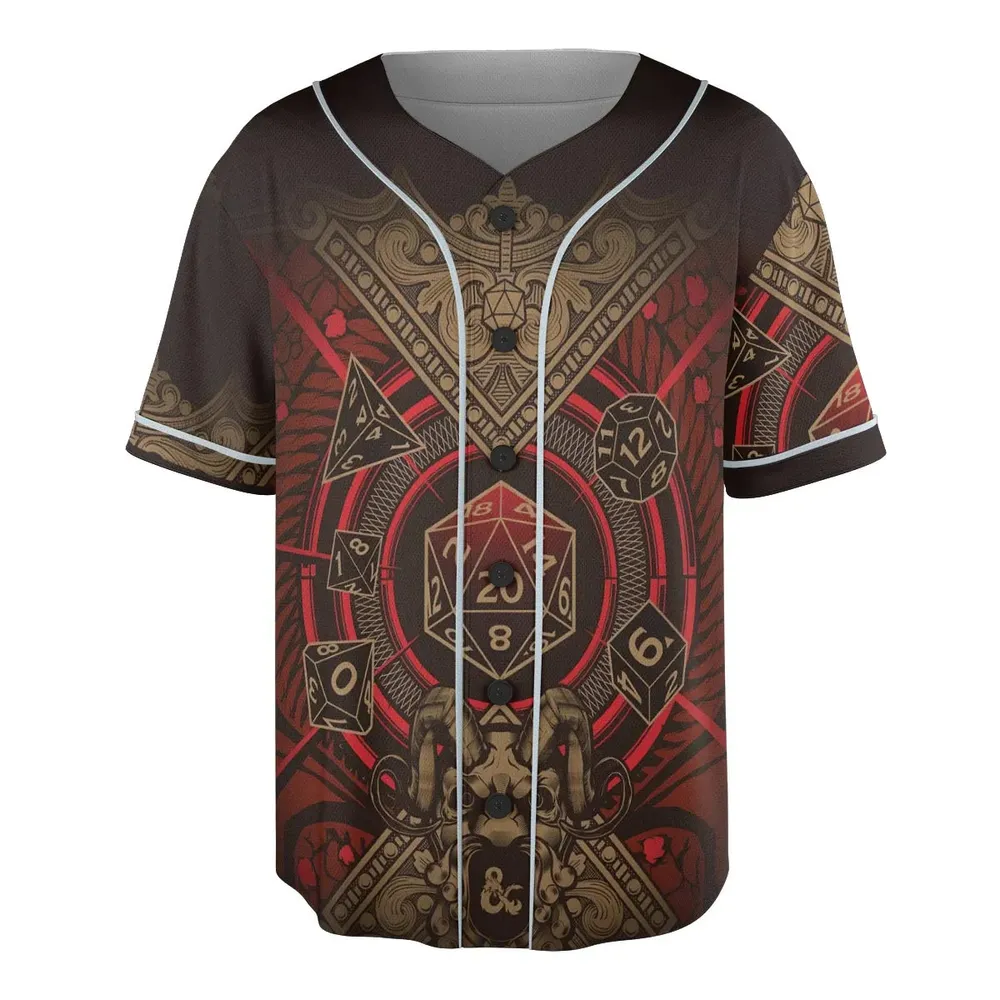 Critical Style DnD Unisex Baseball Jersey - 3