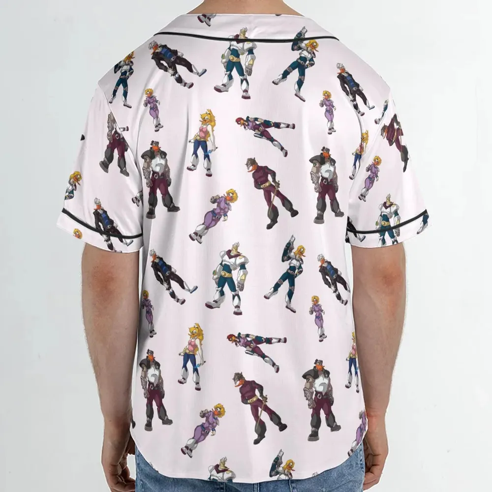 Mighty Ducks The Animated Series Characters Unisex Baseball Jersey - 2