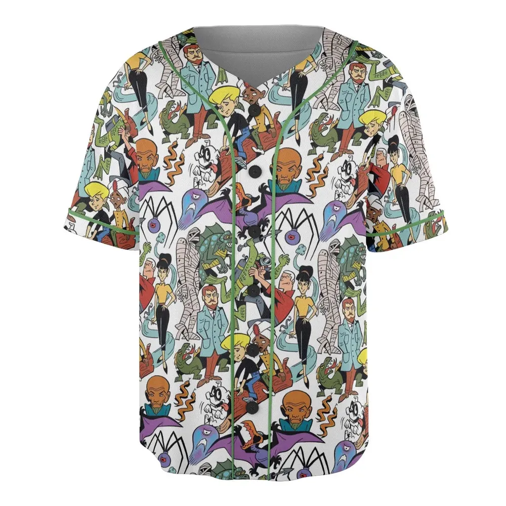 The Adventures Jonny Quest Unisex Baseball Jersey - 3