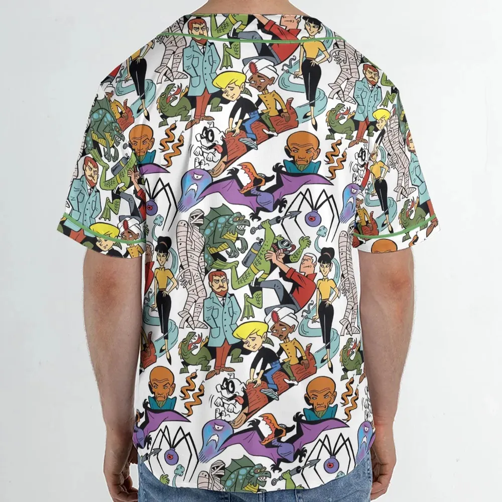 The Adventures Jonny Quest Unisex Baseball Jersey - 2