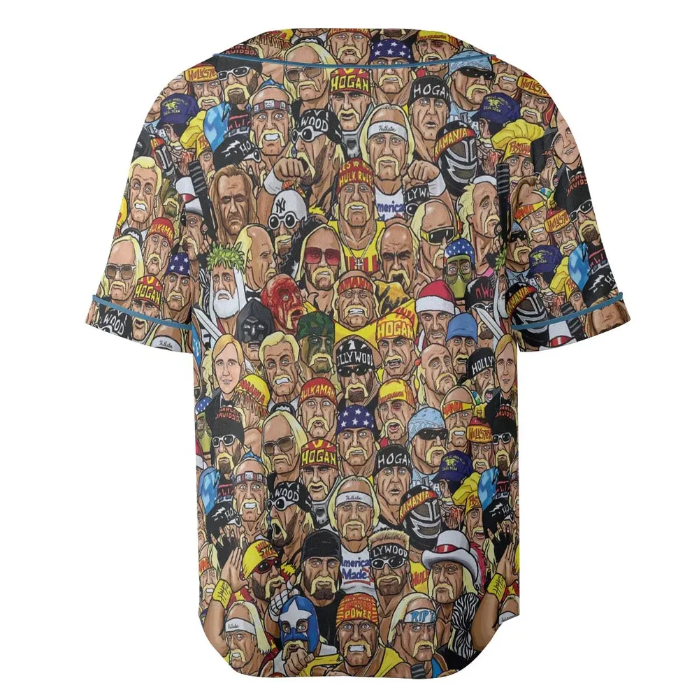 Classic Wrestlers Unisex Baseball Jersey - 4