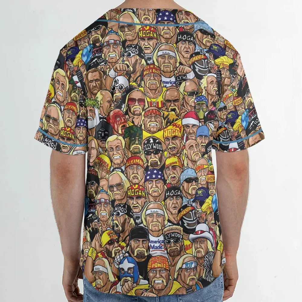 Classic Wrestlers Unisex Baseball Jersey - 2