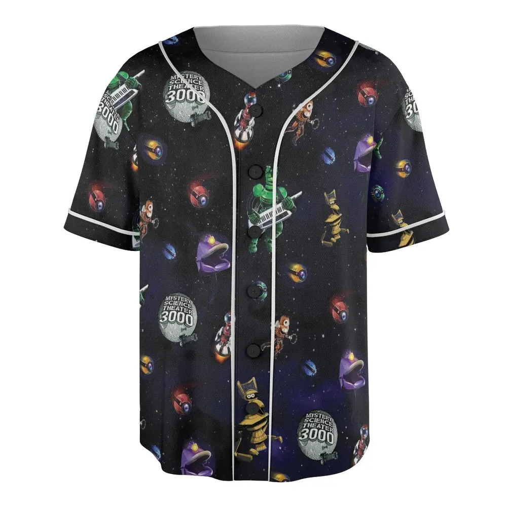 Robot Roll Call MST3K Unisex Baseball Jersey - 3