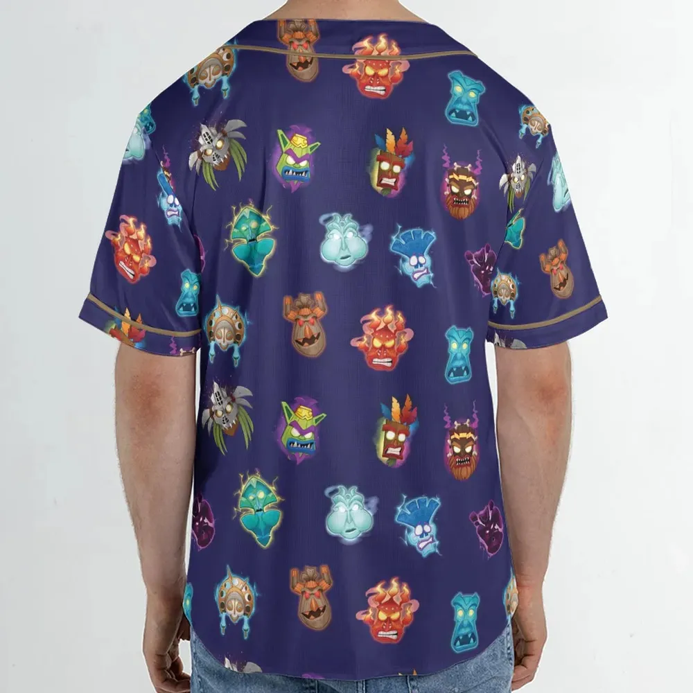 Crash Style Crash Bandicoot Unisex Baseball Jersey - 2