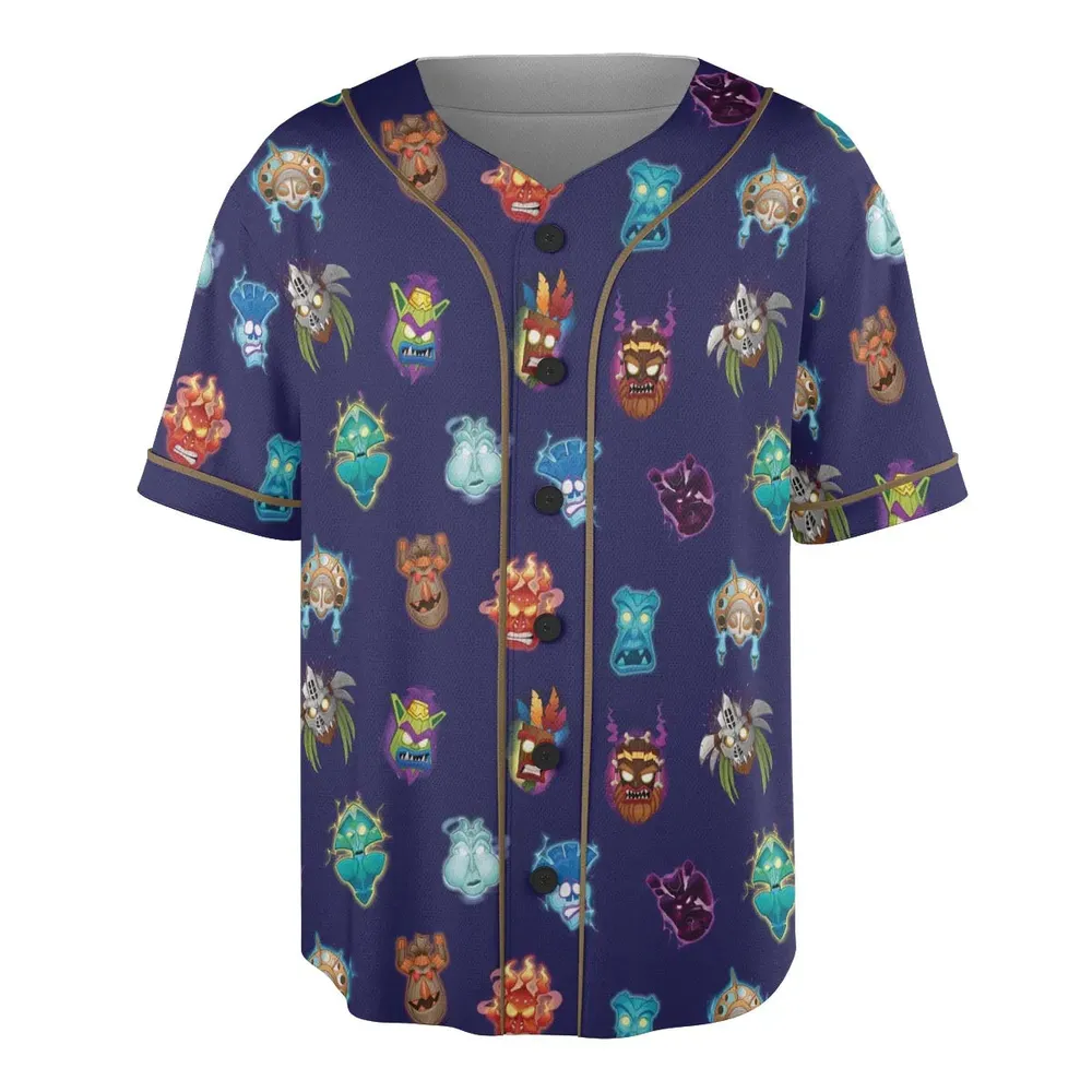 Crash Style Crash Bandicoot Unisex Baseball Jersey - 3